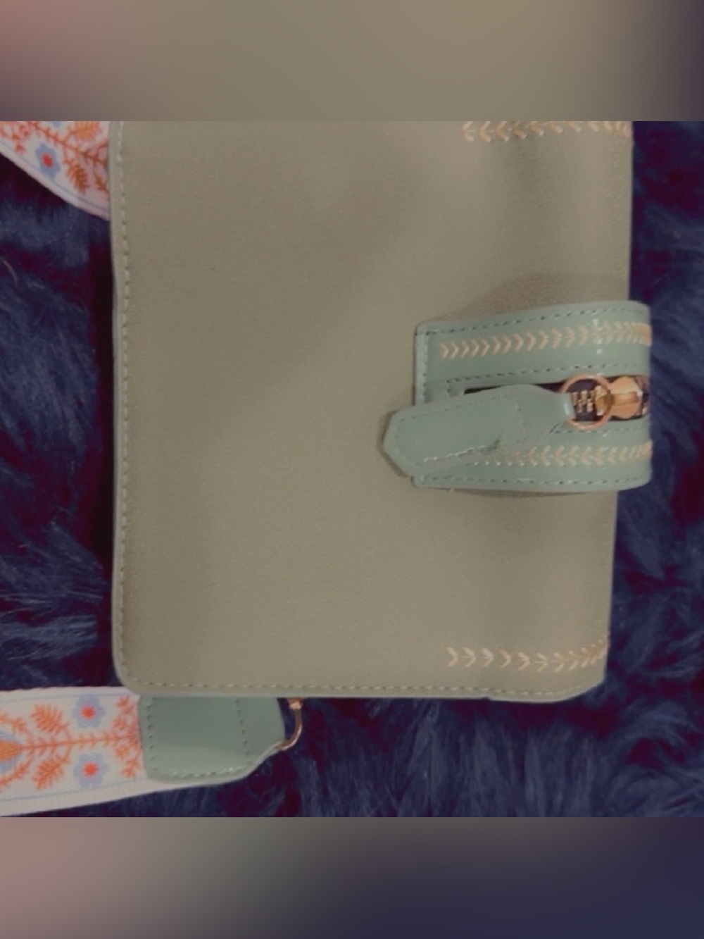 Deauty 1987 Sage Green Boho Crossbody With Dustbag NWOT - Picture 5 of 10